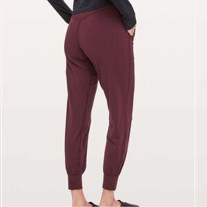 Lululemon Align Jogger 28 inch Cassis Maroon Burgundy Red